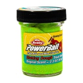 Паста форелевая Berkley Powerbait Sinking Glitter Trout Bait 50гр #Chartreuse