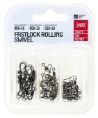 Вертлюги c застеж. LJ Pro Series ROLLING SWIVEL FASTLOCK Набор 30шт.