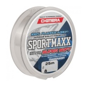 Леска *CHIMERA* SPORTMAXX 100% Fluorocarbon Super Soft Transparent 25m.# 0.16