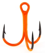 Крючки-тройники Lucky John Orange UV LJH201 разм.001 6 шт.