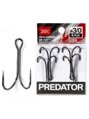 Крючки-двойники Lucky John PREDATOR сер. LJH121 разм.K003/0 4 шт.