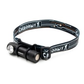 Фонарь налобный "СИБИРСКИЙ СЛЕДОПЫТ-Тензор", съемный, 1 LED, аккум. 220В, USB/200/