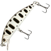 Воблер JACKALL TIMON Tricoroll 47S цв. white & black yamame