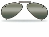 Накладки Flying Fisherman 7511S Clip-On / Large Treardrop, Assorted, Smoke