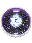 Грузила Salmo ДРОБЬ SOFT мягк. 6 секц. 0.3-1,6г 100г набор 3