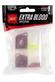 Насадки искусст. съедоб. LJ Pro Series EXTRA BLOOD WORM/MAGGOT мотыль/опарыш MIX2 240/30 шт