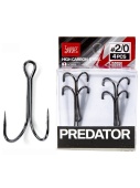 Крючки-двойники Lucky John PREDATOR сер. LJH121 разм.K002/0 4 шт.