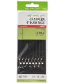 Оснастка волосяная Korum GRAPPLER HAIR RIGS - 4" разм. 12 BARBED