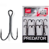 Крючки-двойники Lucky John PREDATOR сер. LJH121 разм.K001/0 6 шт.