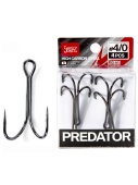 Крючки-двойники Lucky John PREDATOR сер. LJH121 разм.K004/0 4 шт.