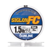 Леска моно. Sunline SIGLON FLUOROCARBON 2020 30м #0.3/0.100мм