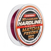 Леска *CHIMERA* HARDLINE Match & Feeder Fluorocarbon Coating 3D Chameleon SINKING 150m.# 0.165 (Тем.