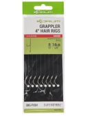 Оснастка волосяная Korum GRAPPLER HAIR RIGS - 4" разм. 08 BARBED