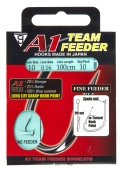 Крючки с поводком Gamakatsu Booklet A1 FINE FEEDER разм. 10-0.16мм 100см 10шт.