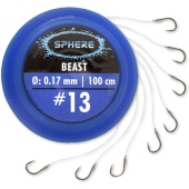 Крючки с поводком Browning Sphere Beast black nickel #13 - 2.6кг 5.7lbs ?0.16мм  0.3гр 100см 8шт