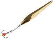 Блесна вертикал. зим. Lucky John DOUBLE BLADE с цеп. и тр. 55мм GC блистер