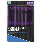Мотовило рыболовное Preston Double Slider Winders 26см Wide Purple