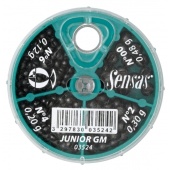 Набор грузил рыболовных Sensas STANDARD JUNIOR BOX LRGE (NO.6-4-2-00)