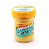 Паста форелевая Berkley PowerBait Biodegradable Trout Bait Glitter Yellow 50gr