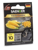 Крючки с поводком Saenger КУКУРУЗА/MAISHAKEN G-81 10-0.23мм 60см 10шт.