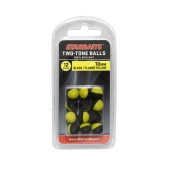 Искусcтвенная насадка для оснстки Зиг-Риг плавующая Starbaits TWO-TONE BALLS 10MM BLACK/YE