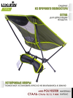 Кресло складное Norfin SIBBO COMPACT NF