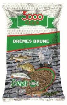 Прикормка Sensas 3000 Club BREMES Brune 1кг