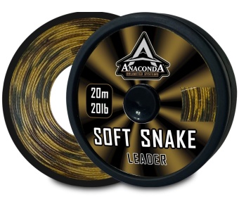 Шок-лидер плетёный Anakonda SOFT SNAKE 20lb 20м