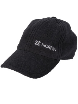 Шапка-бейсболка Norfin FLEECE BLACK р.XL