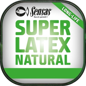 Резинка Sensas SUPER LATEX NATURAL 0.9мм 6м